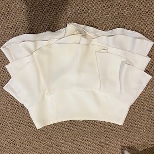 White Zara skort